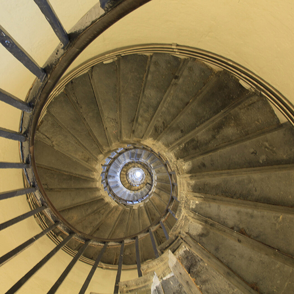 Eine denkmalgeschützte Treppe